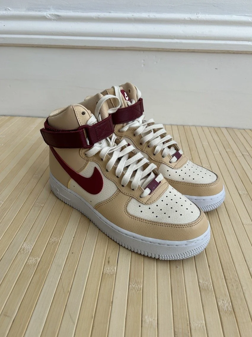 Nike Air Force 1 High Noble Red Trainers Size 7
