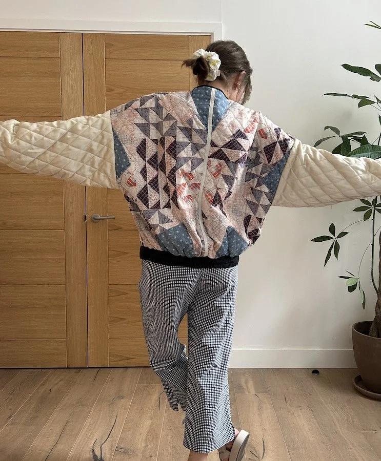 Free People Patchwork Bomber Jacket Size XS