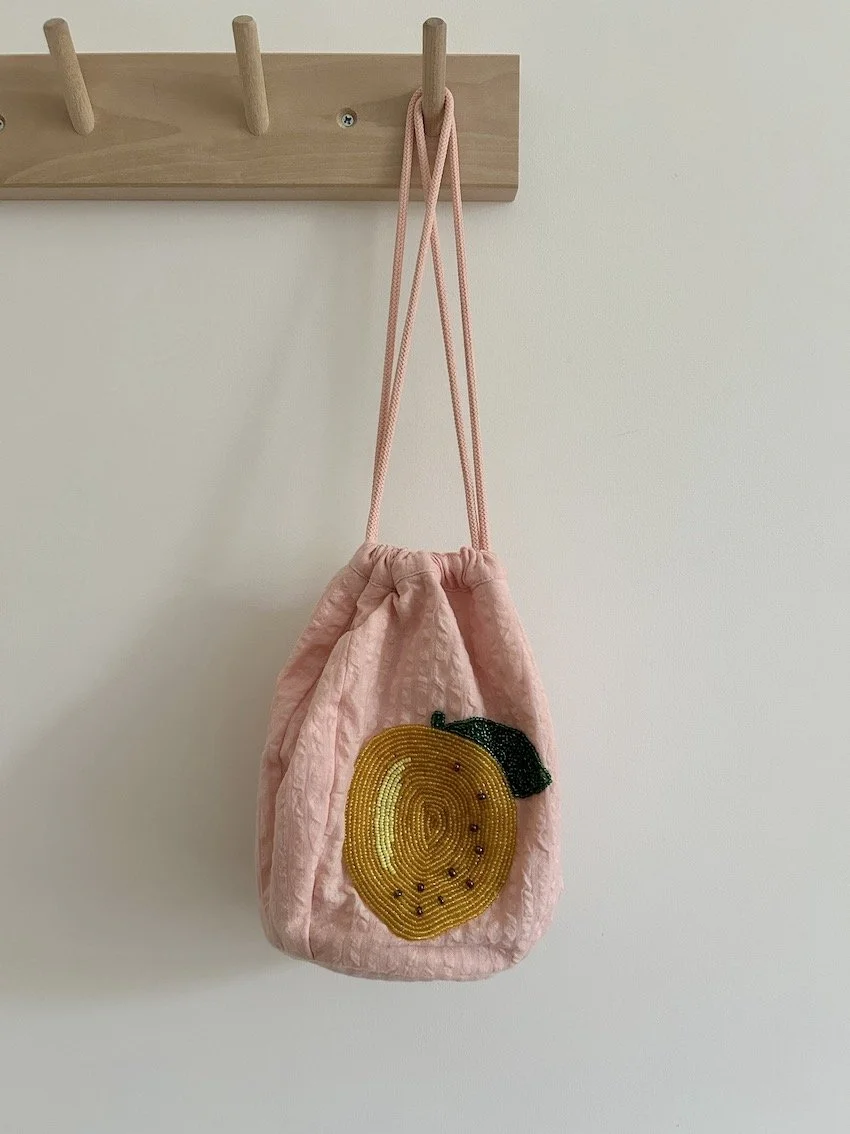 Hvisk Peach Lemon Pouch Bag