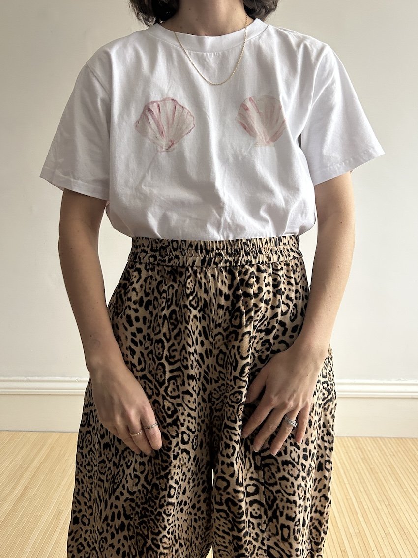 Chiara Perano For Maison M White Shell T-Shirt Size M