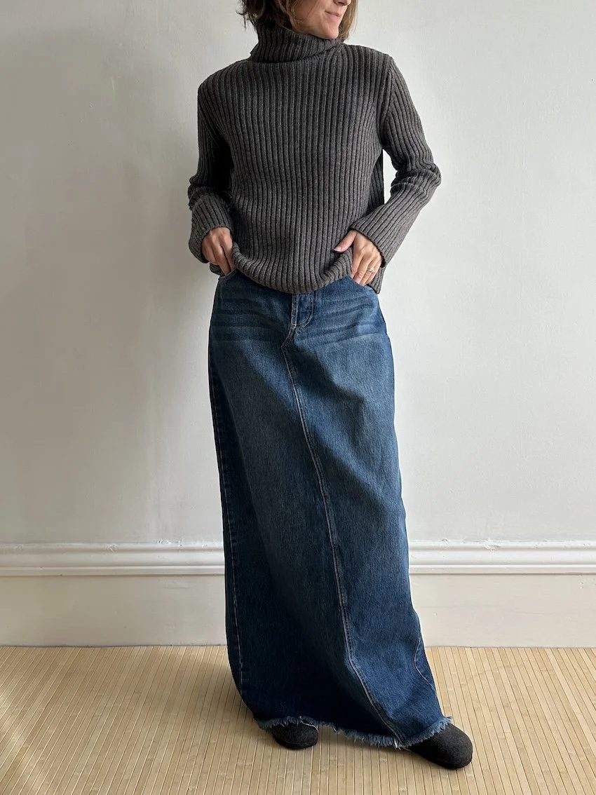 Raey Denim Maxi Skirt Size 12