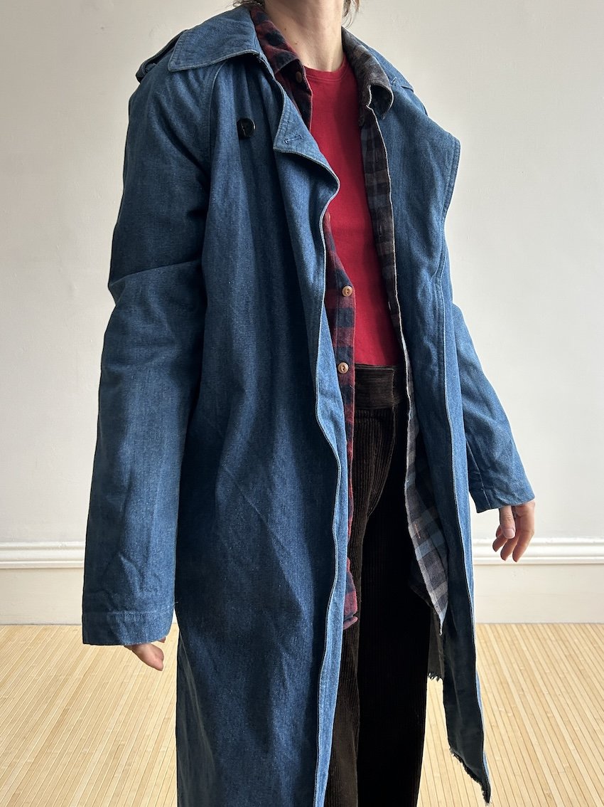 Religion Loose Denim Jacket Size S