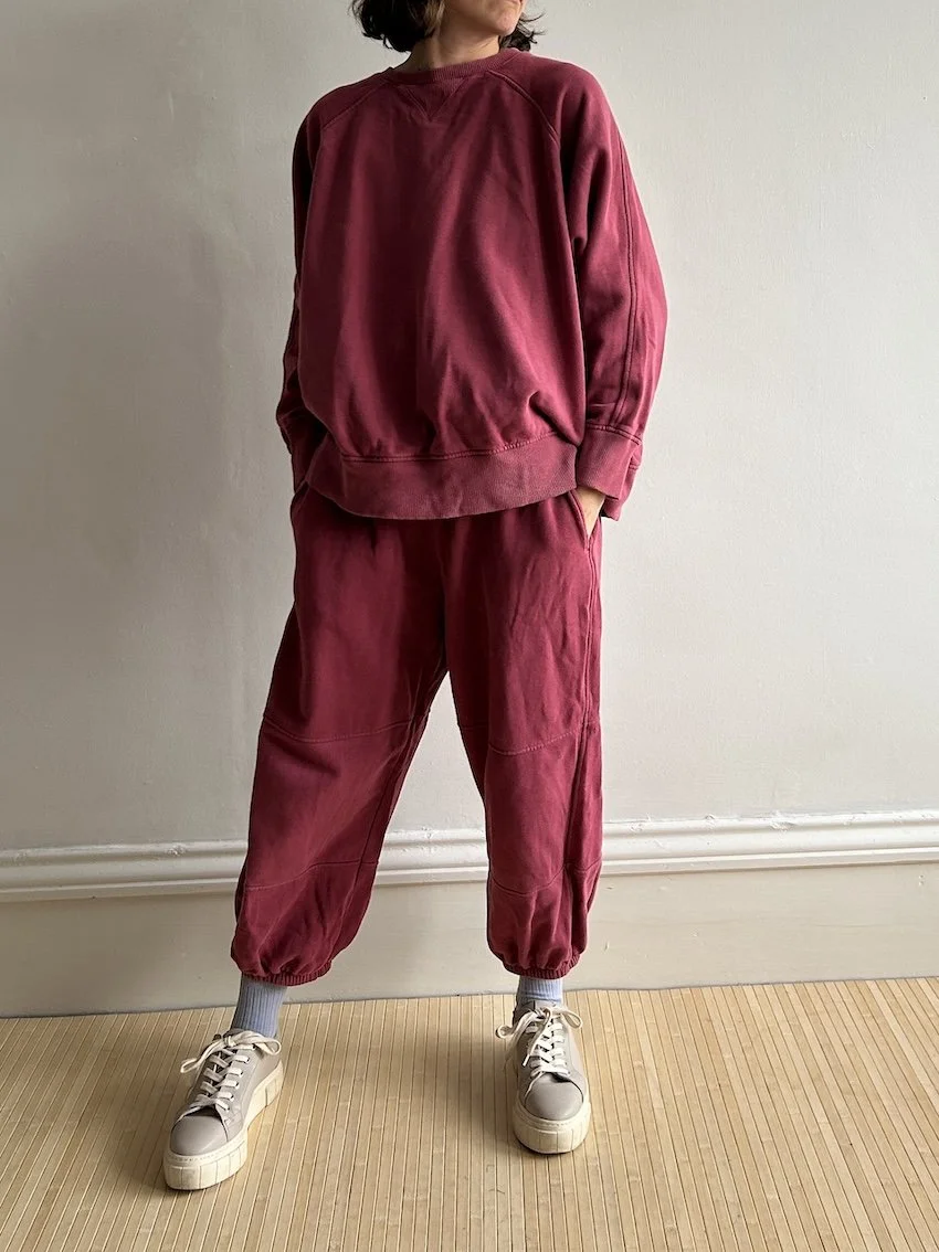 Beyond Nine Pink Cropped Joggers Size XS