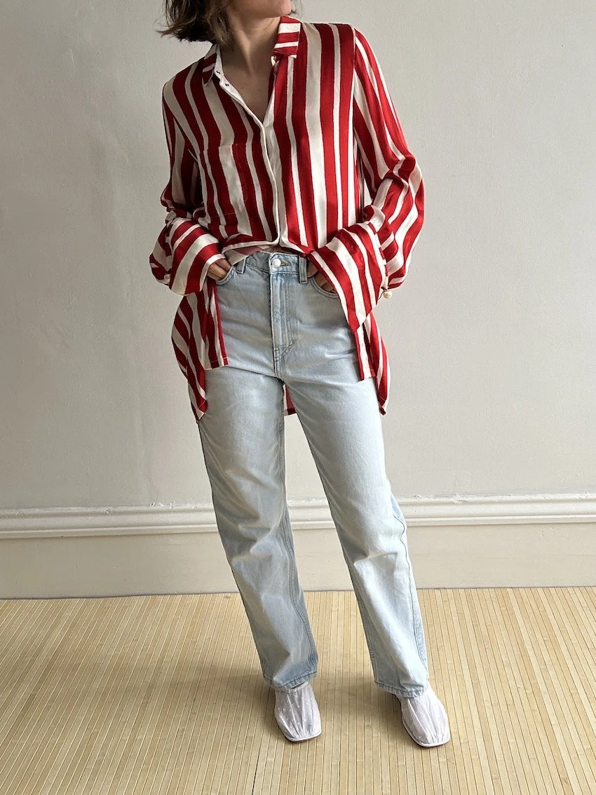 Weekday Light Wash Rowe Jeans W28 L30