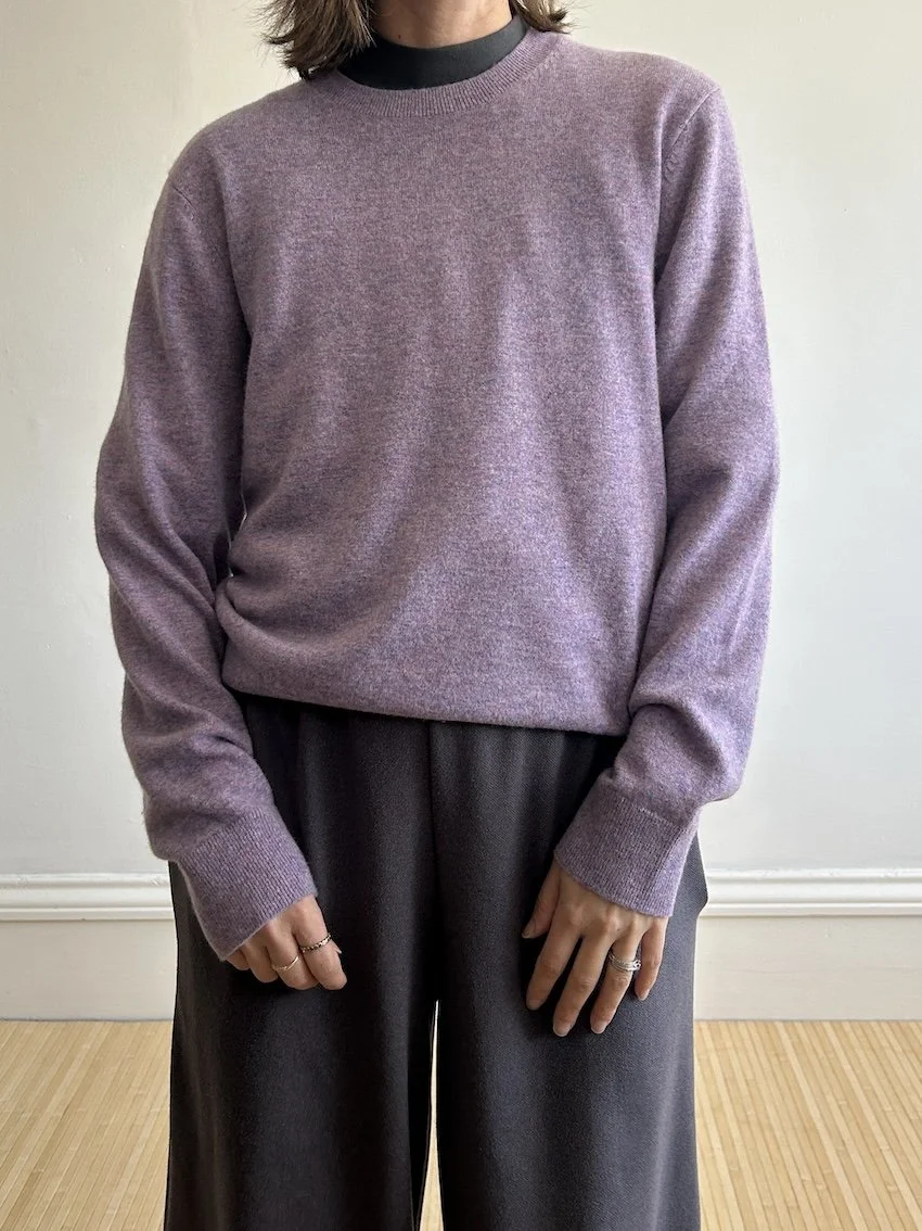 Uniqlo Lilac 100% Cashmere Jumper Size S