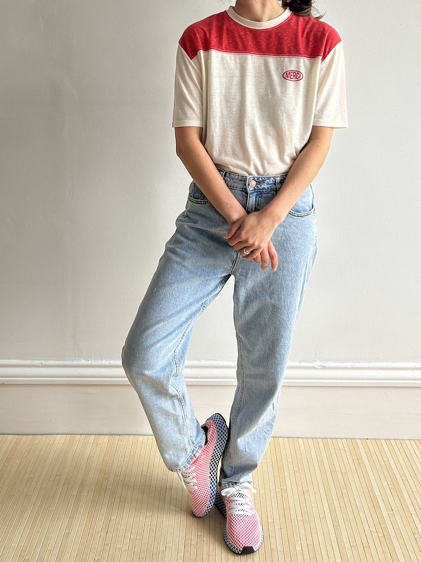 Zara Light Wash Mom Jeans Size 12