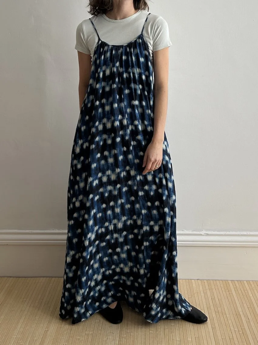 Bellerose Tie-Dye Blue Summer Dress Size 2