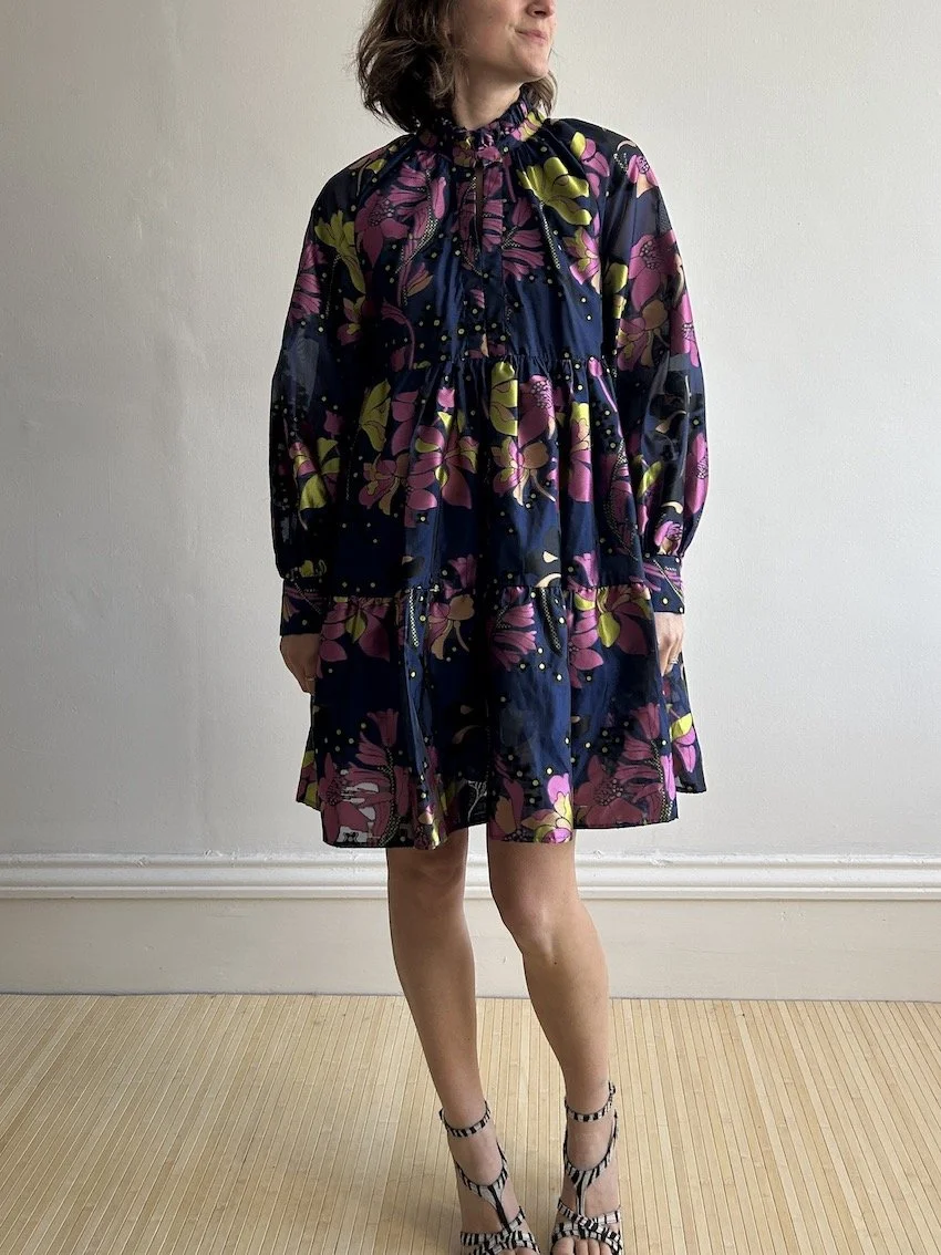 Stine Goya Jasmine Daffodil Tiered Dress Size S