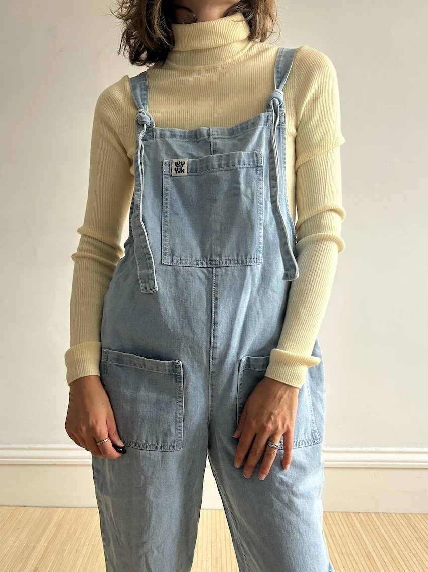 Arket Butter Yellow 100% Wool Rollneck Knit Size M