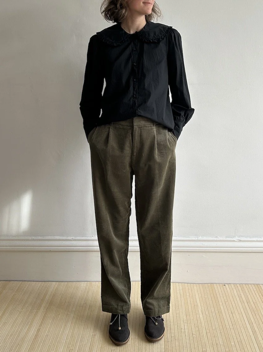 Uniqlo Green Corduroy Trousers Size M