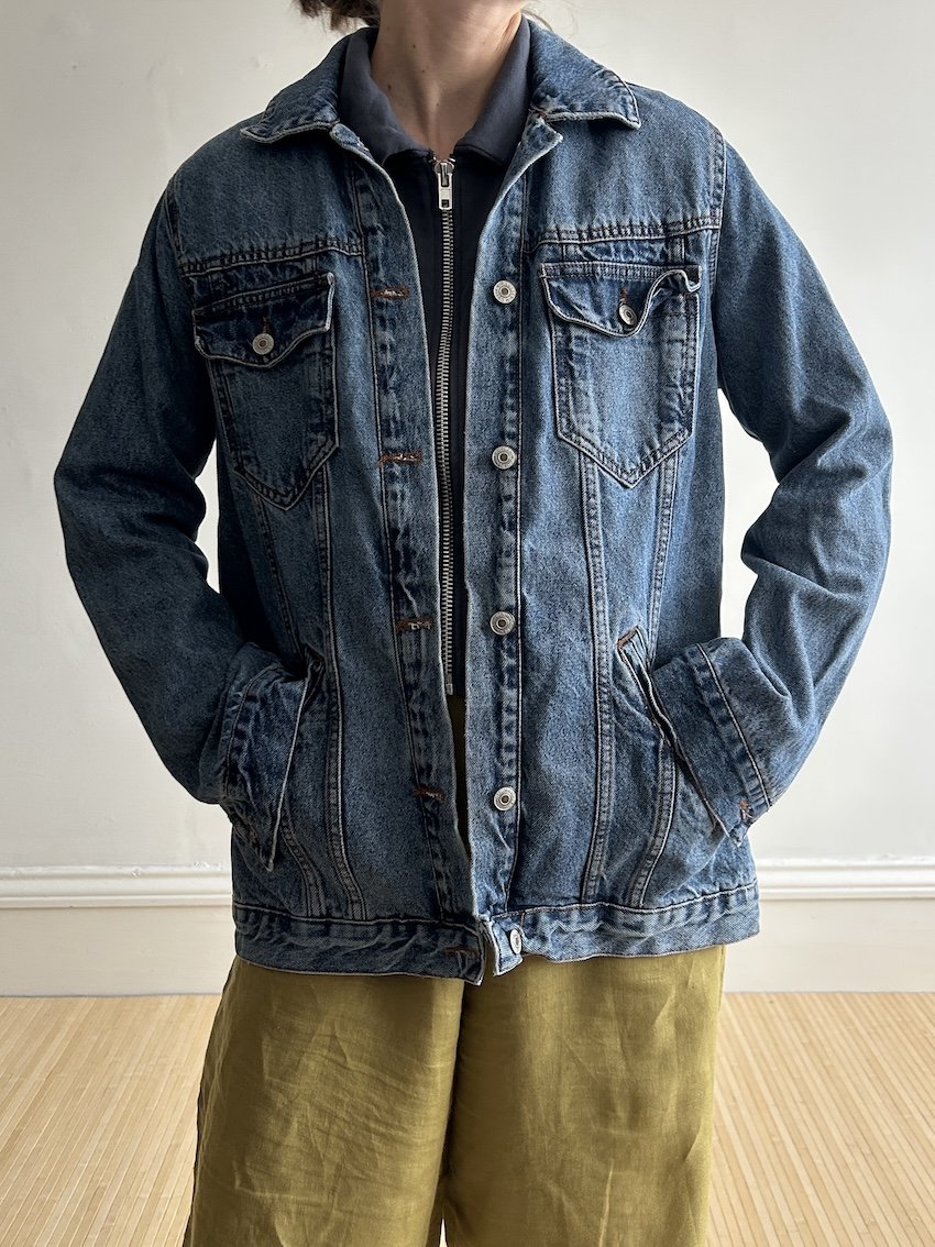 Denim Co Long Denim Jacket Size 12