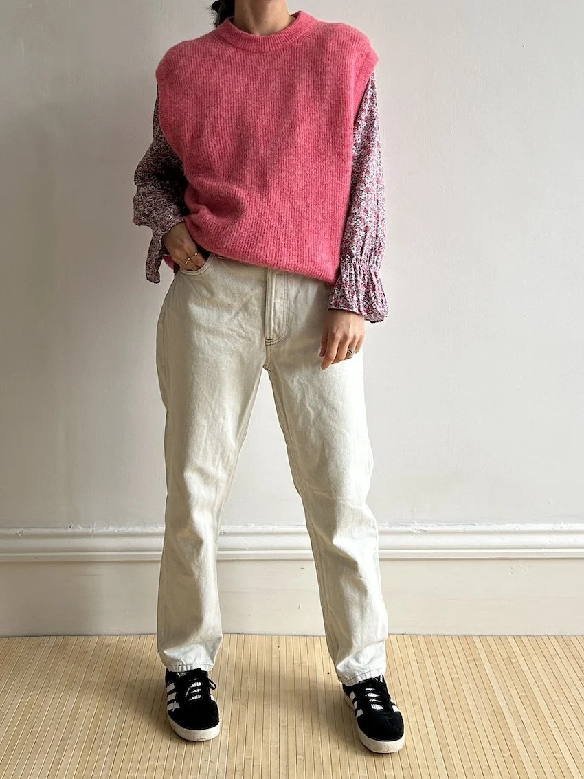 Nudie Jeans Breezy Britt Clay White W32 L28