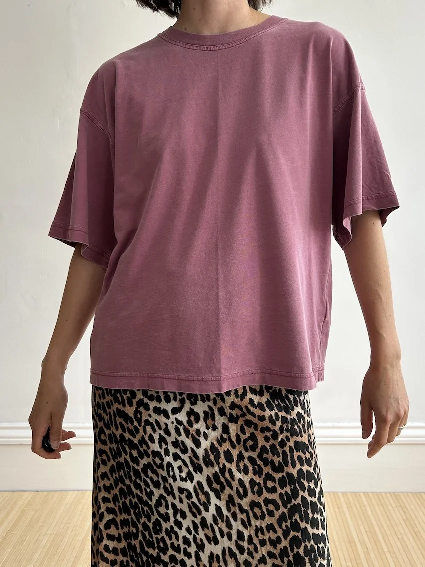 Arket Dusky Pink Oversized T-Shirt Size XS