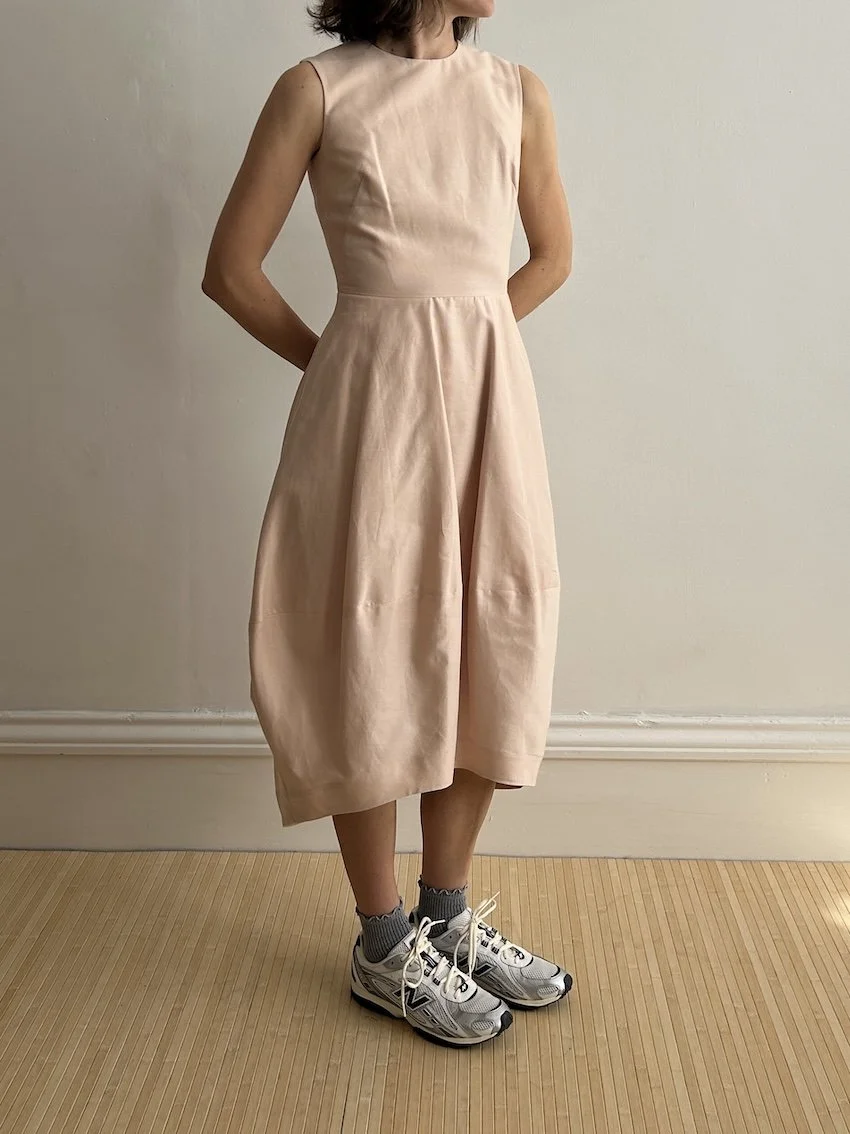 Cos Pale Pink Balloon Skirt Dress Size 8