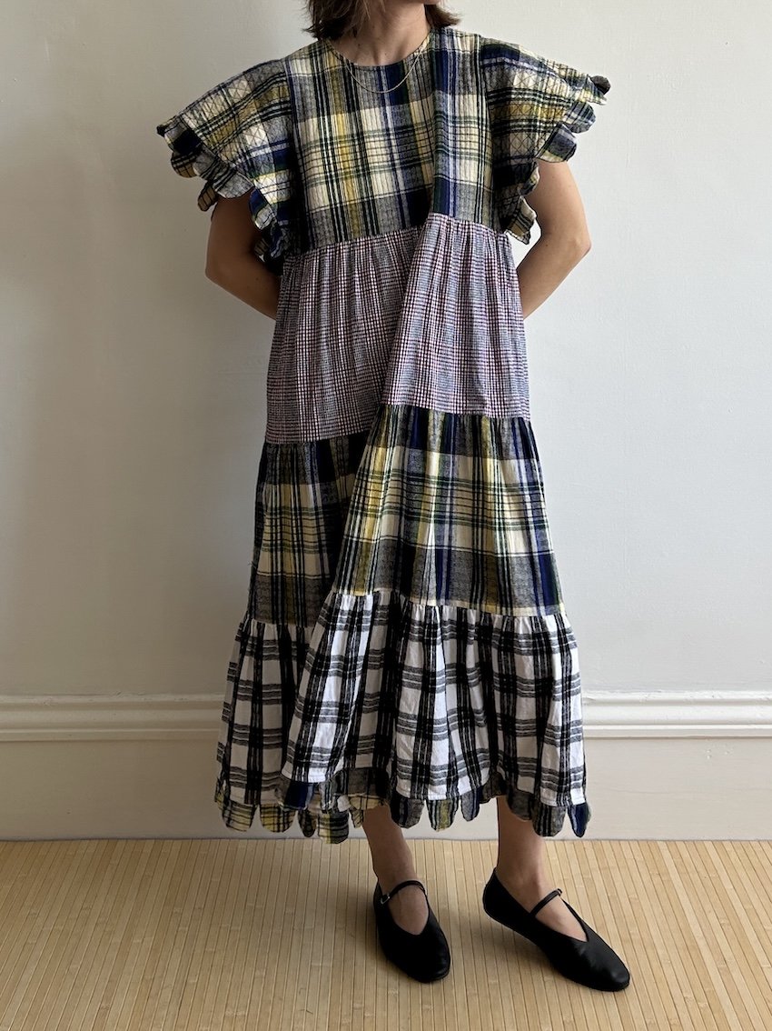 Stella Nova Plaid Midi Dress Size 10