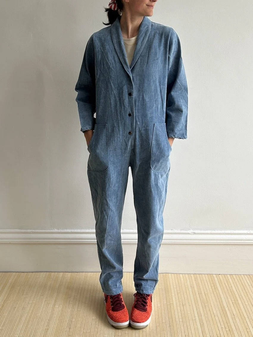 What Mother Made Denim Jumpsuit Size M