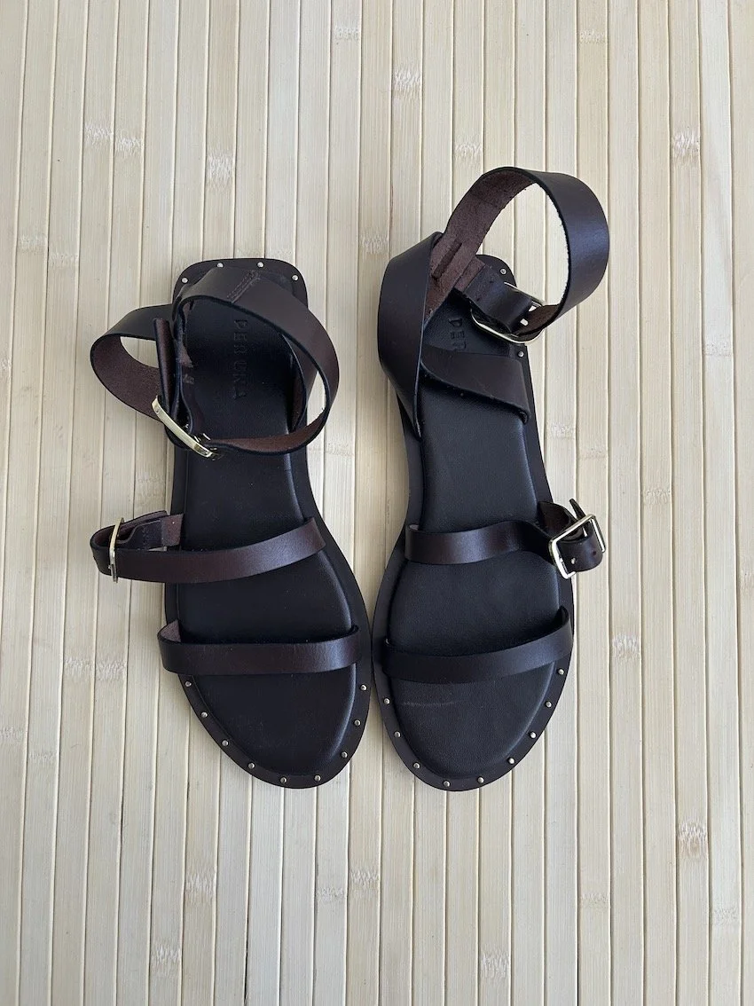 Per Una Brown Strap Sandals Size 6