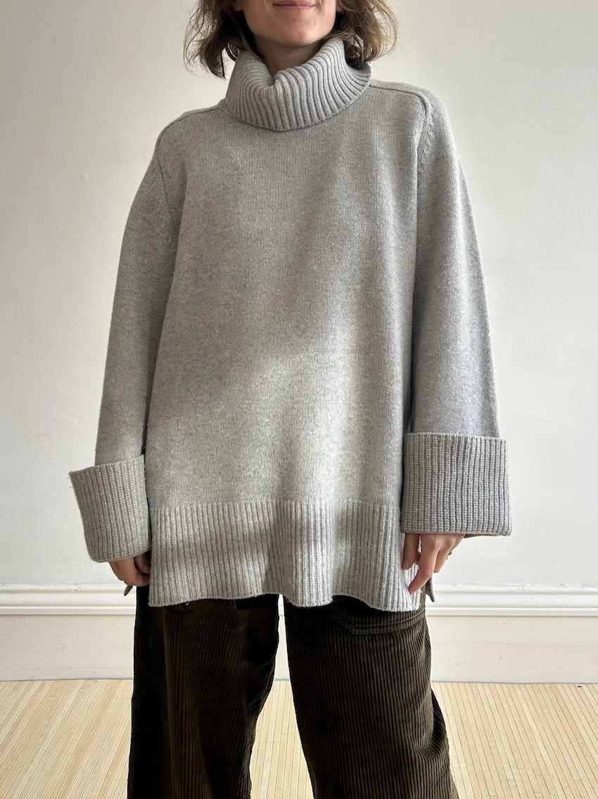 Me + Em Grey Wool/Cashmere Jumper Size L