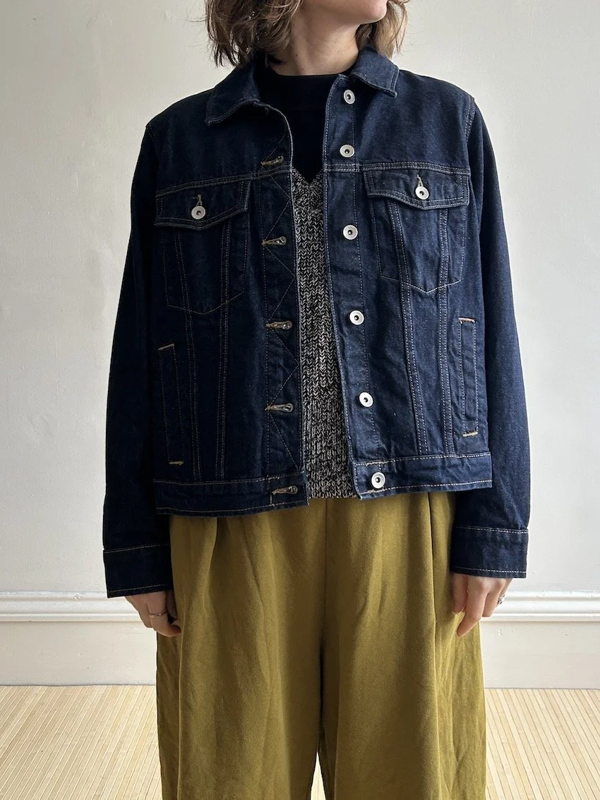 M&S Indigo Denim Jacket Size 18