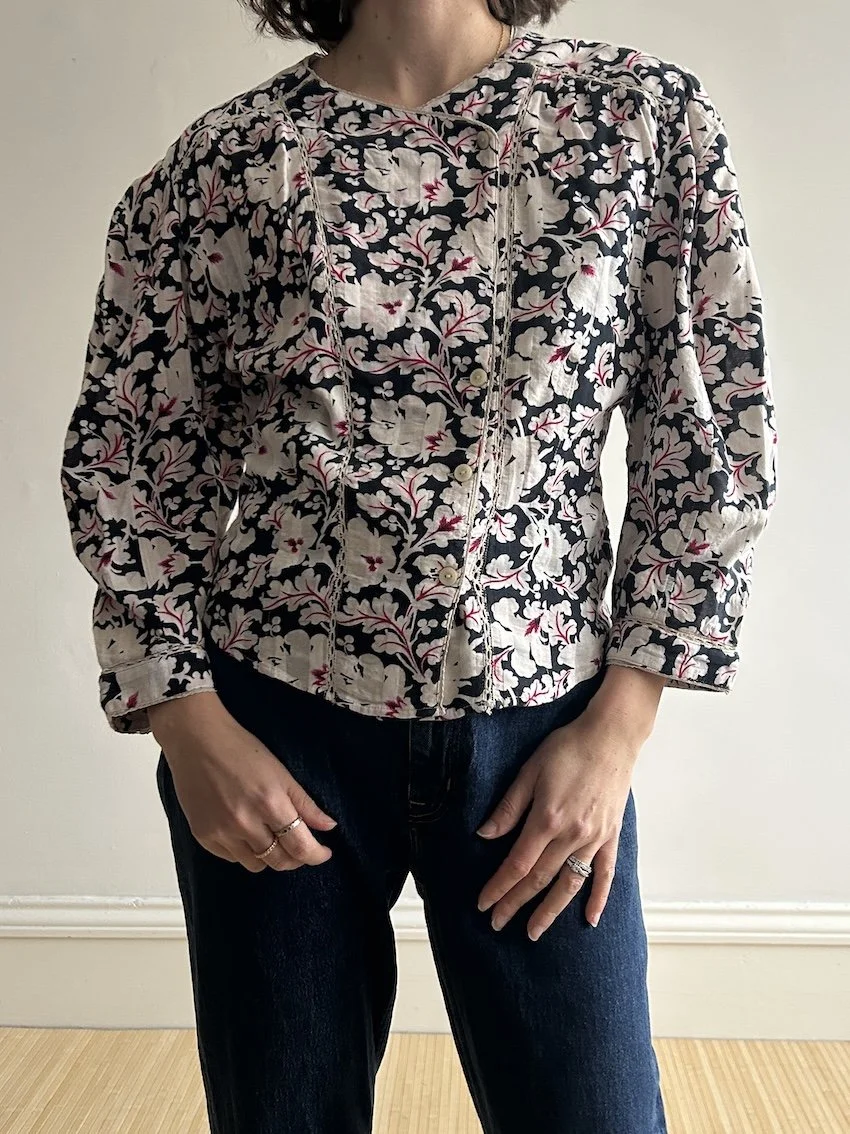 Isabel Marant Étoile Floral Blouse Size 12