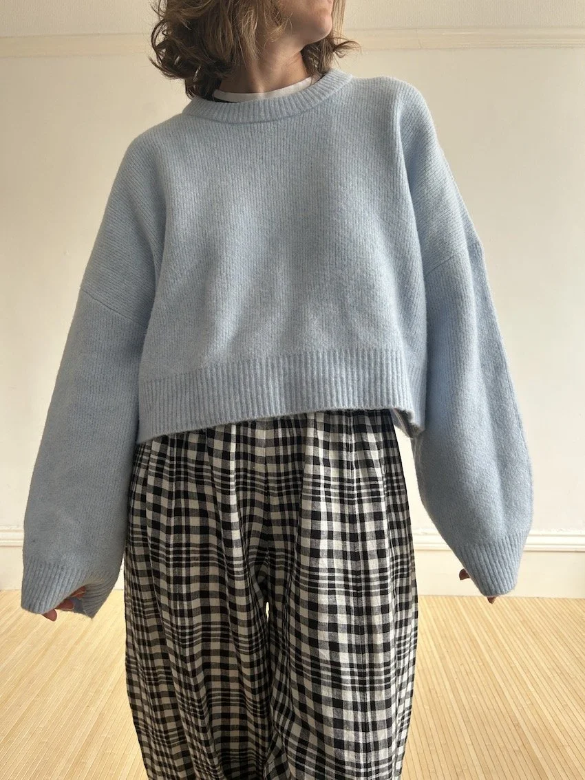 Primark Light Blue Knit Size M