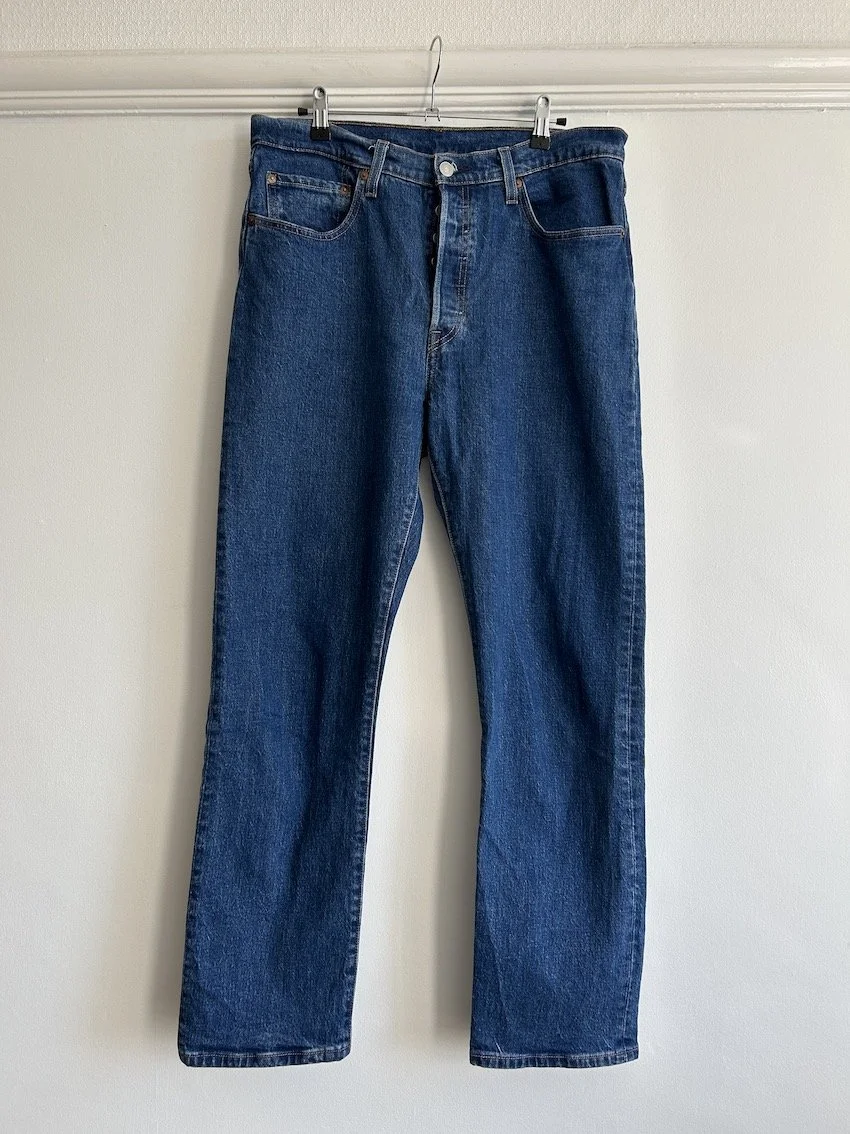 Levi's Blue 501 Slim Leg Jeans W31 L30