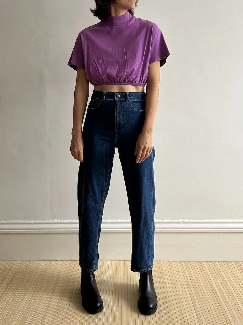 Whistles High Rise Tapered Jeans Size 8