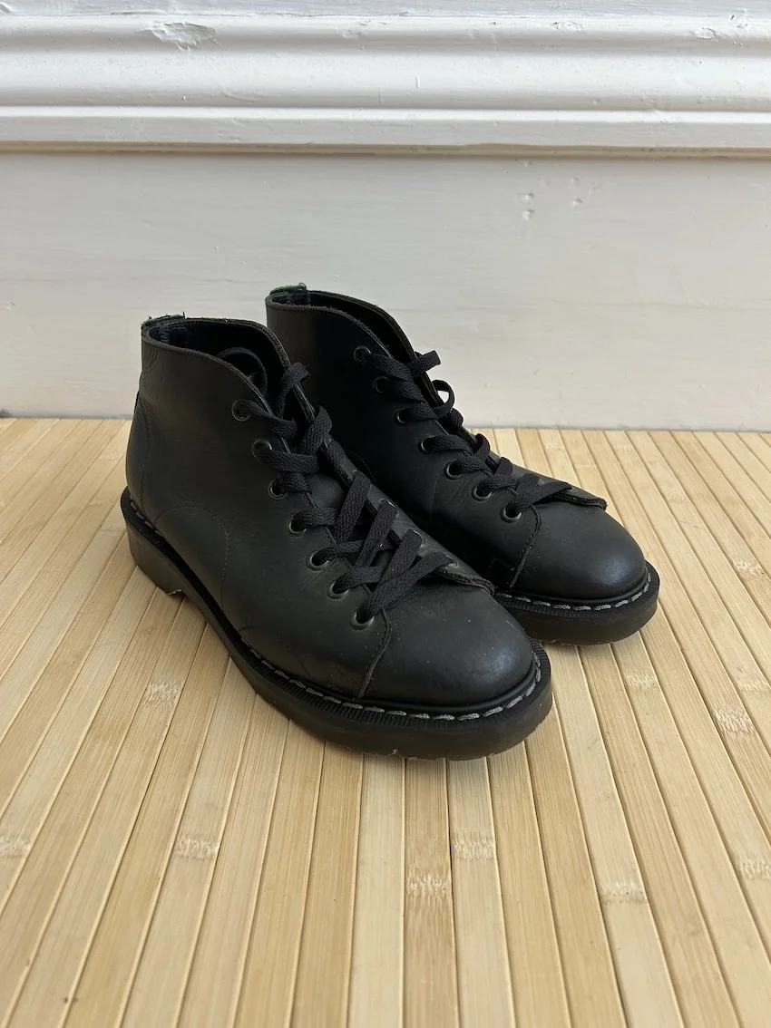Solovair Vintage Leather Boots Size 4