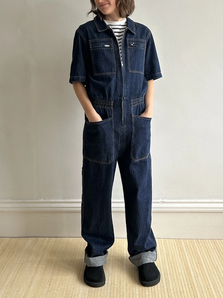 LF Markey Denim Jumpsuit Size 14