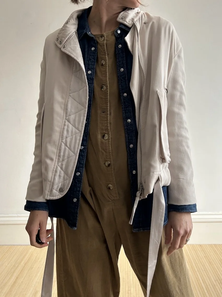 All Saints Ivory Victoria Jacket Size XS