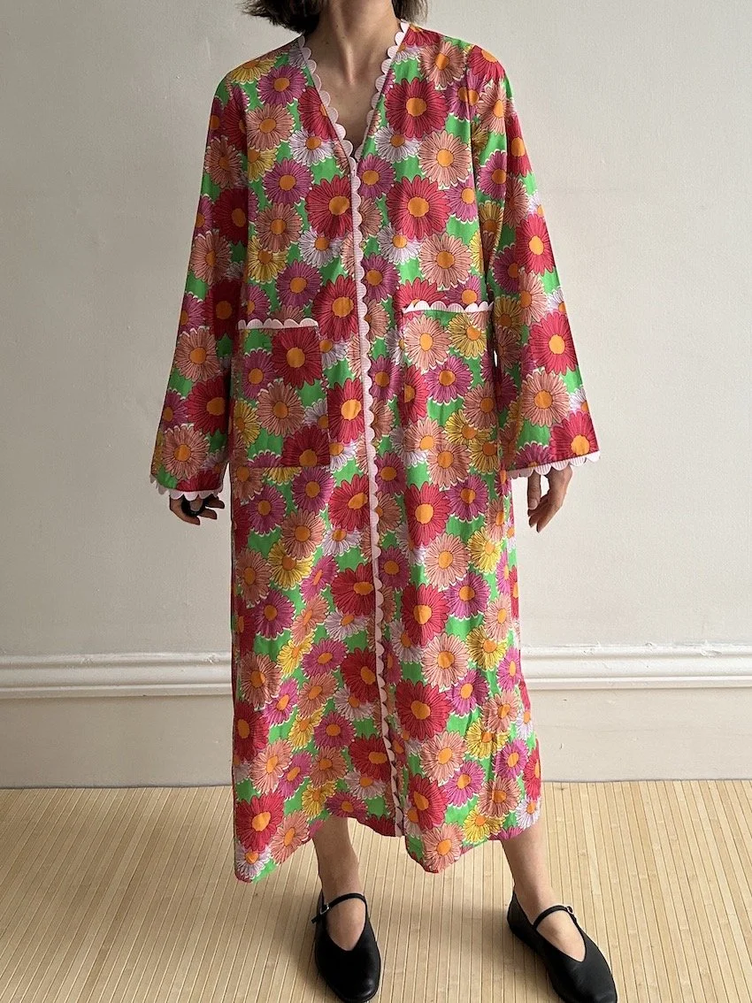 Resumé CPH Floral Scalloped Dress Size S