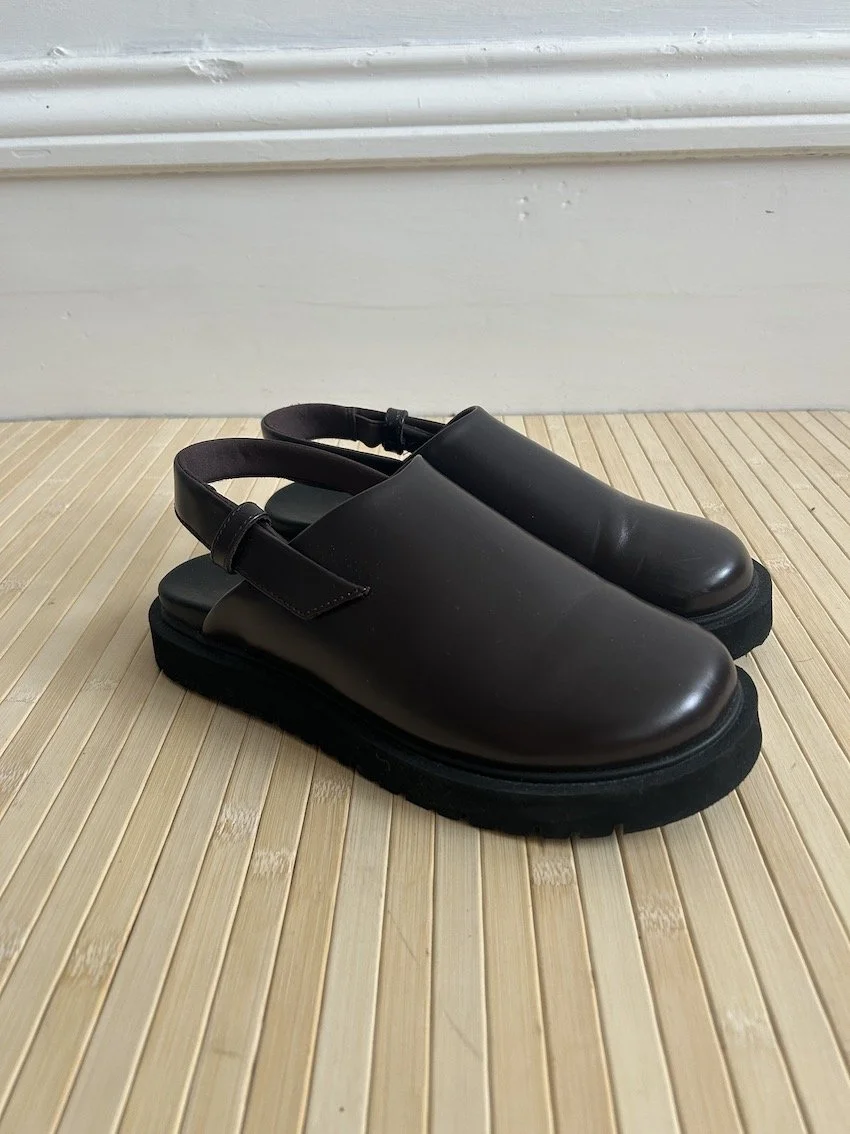 Uniqlo C Brown Clog Sandals Size L