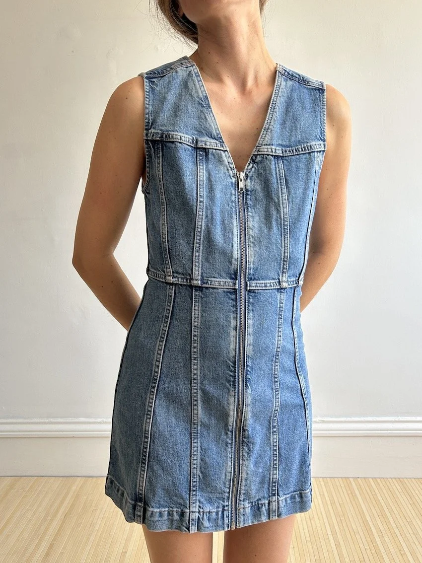 Weekday Denim Mini Dress Size S