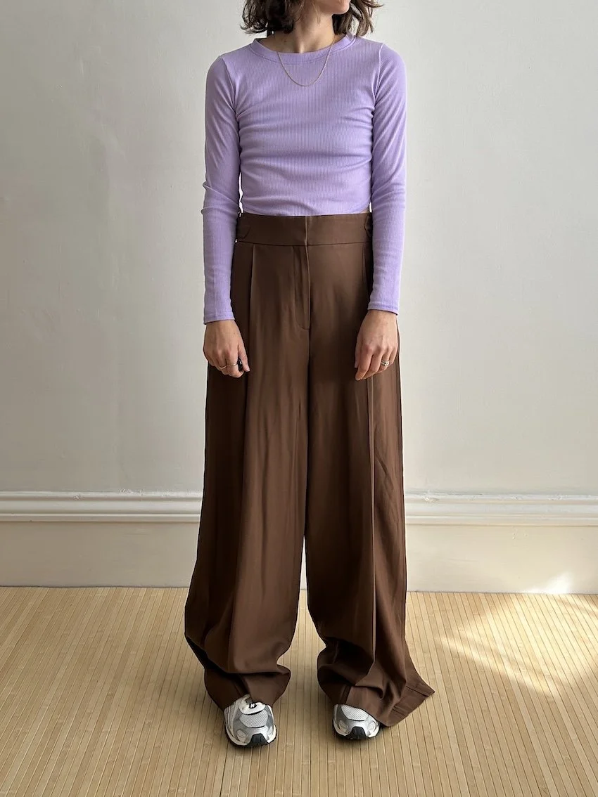 Lilac Stretch Crop Top Size XS