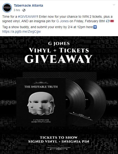 Tabernacle Announces Ultimate Fan Giveaway Deadline 2 4 19 Atlanta Edm