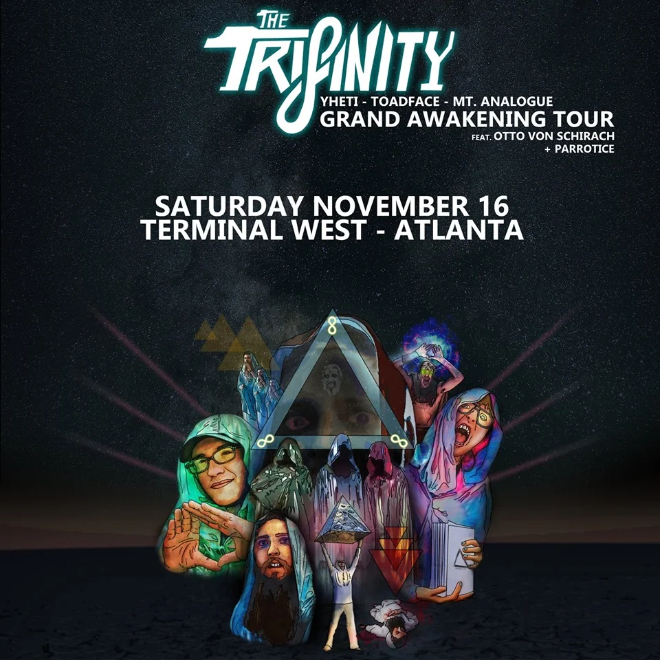 The Trifinity - Yheti, Toadface, Mt. Analogue at Terminal West