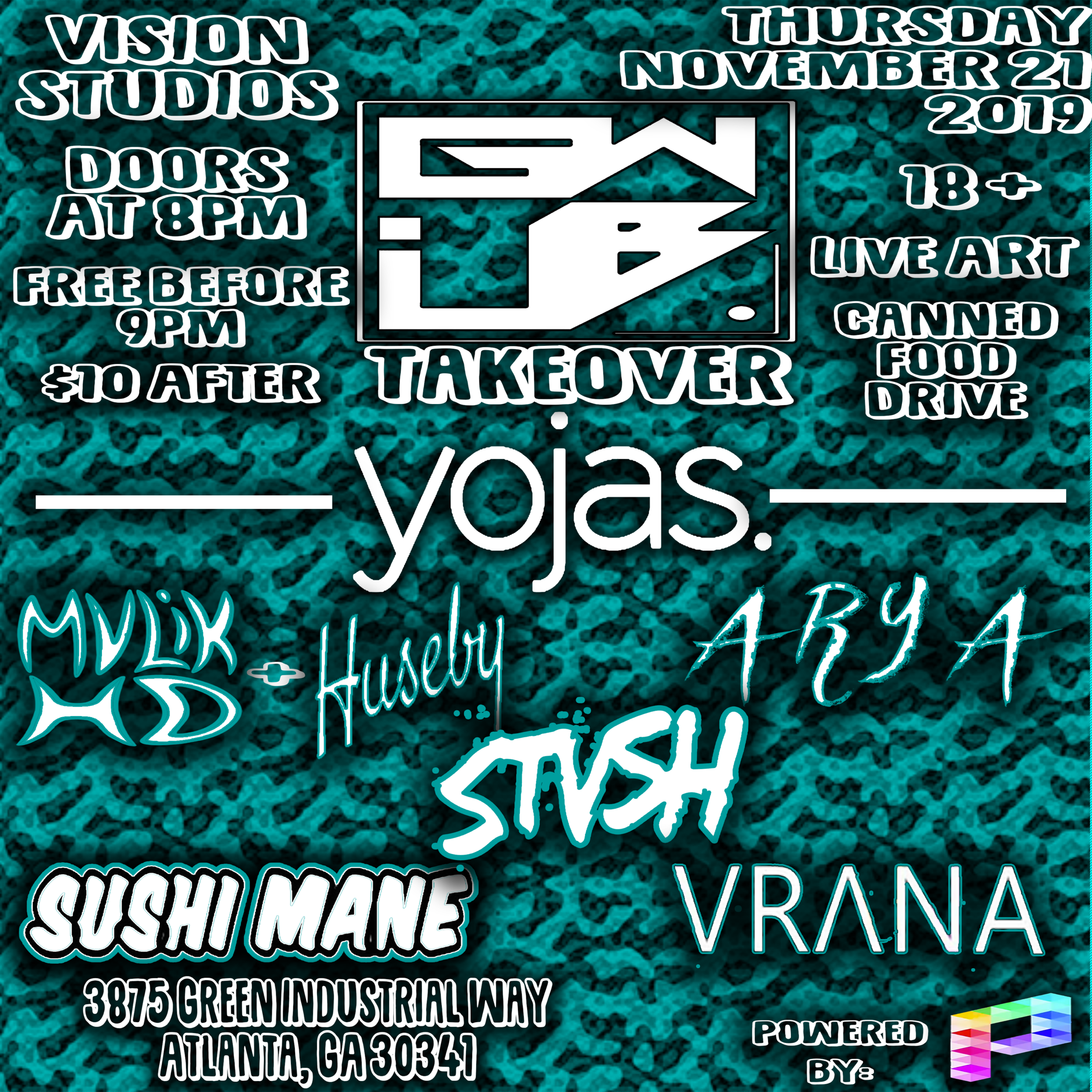 G-Wub Takeover at Vision Studios