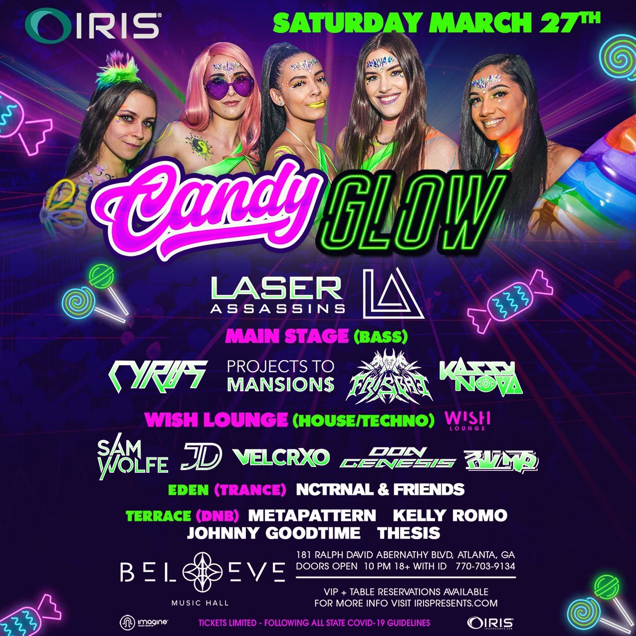 Laser Assassins at Believe Music Hall Mar 27, 2021