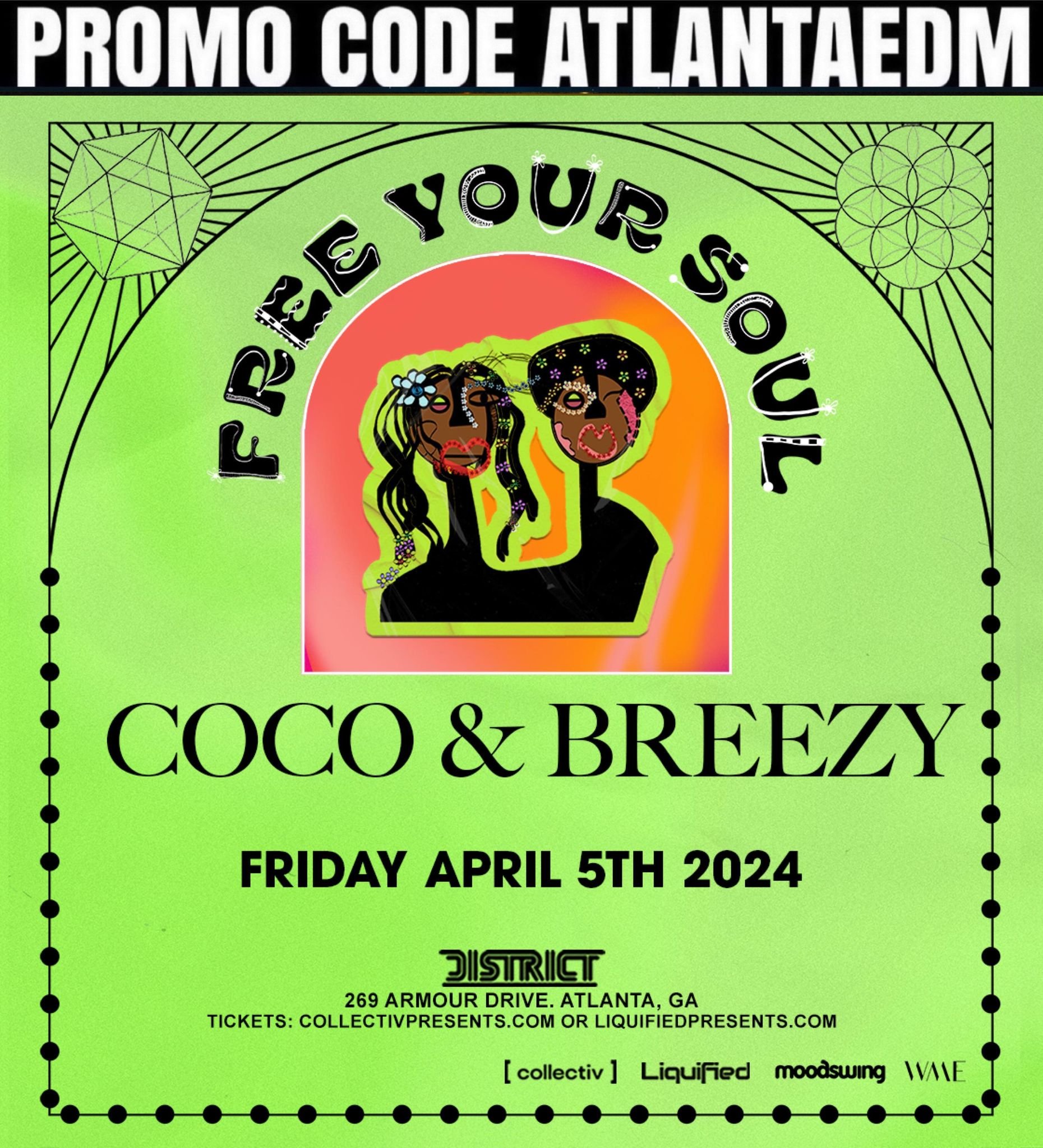 Coco & Breezy at District Atlanta Friday, Apr 5, 2024