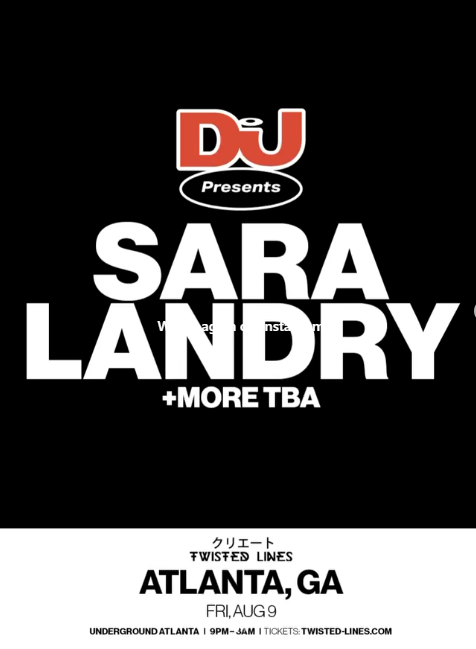 Sara Landry at Underground Atlanta Friday, Aug 9, 2024