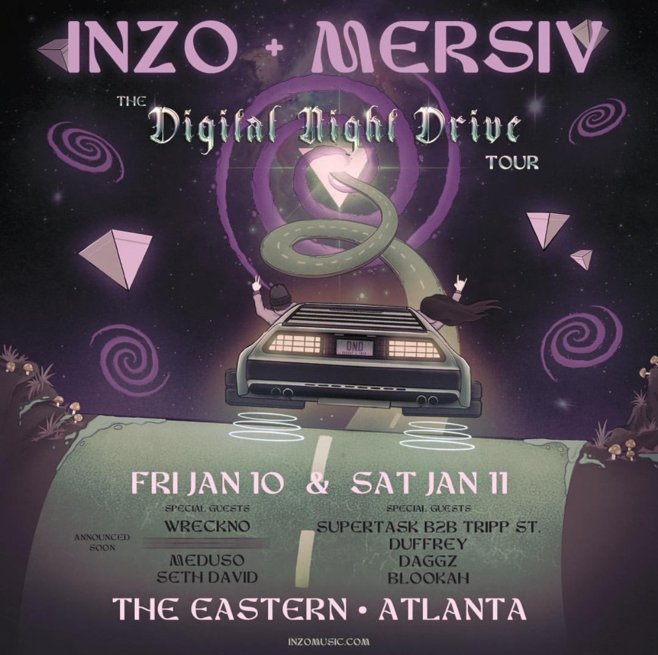 Mersiv and INZO at The Eastern Jan 11, 2025