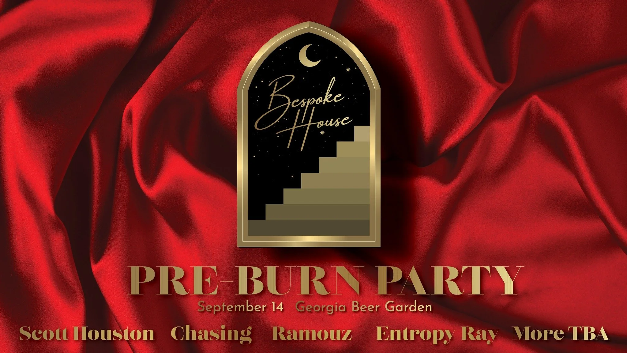 Bespoke House Pre-Burn Party and Fundraiser at Georgia Beer Garden Saturday, Sep 14, 2024
