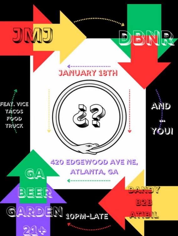 JMJ, DBMR, Atibil, Dandy at Georgia Beer Garden, Saturday, Jan 18, 2025