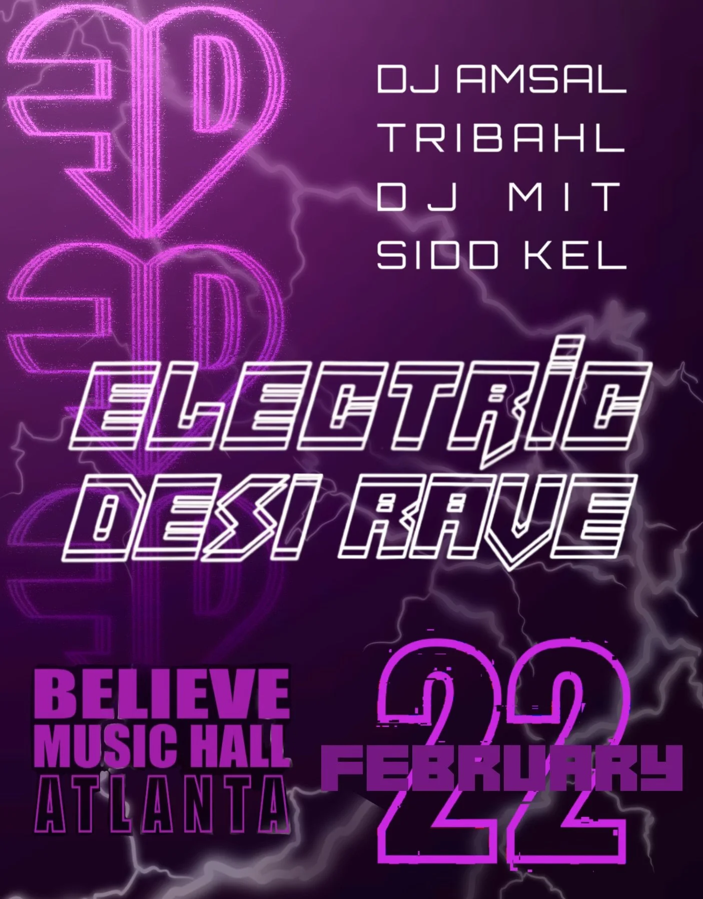 Electric Desi Rave at Wish Lounge, Saturday, Feb 22, 2025