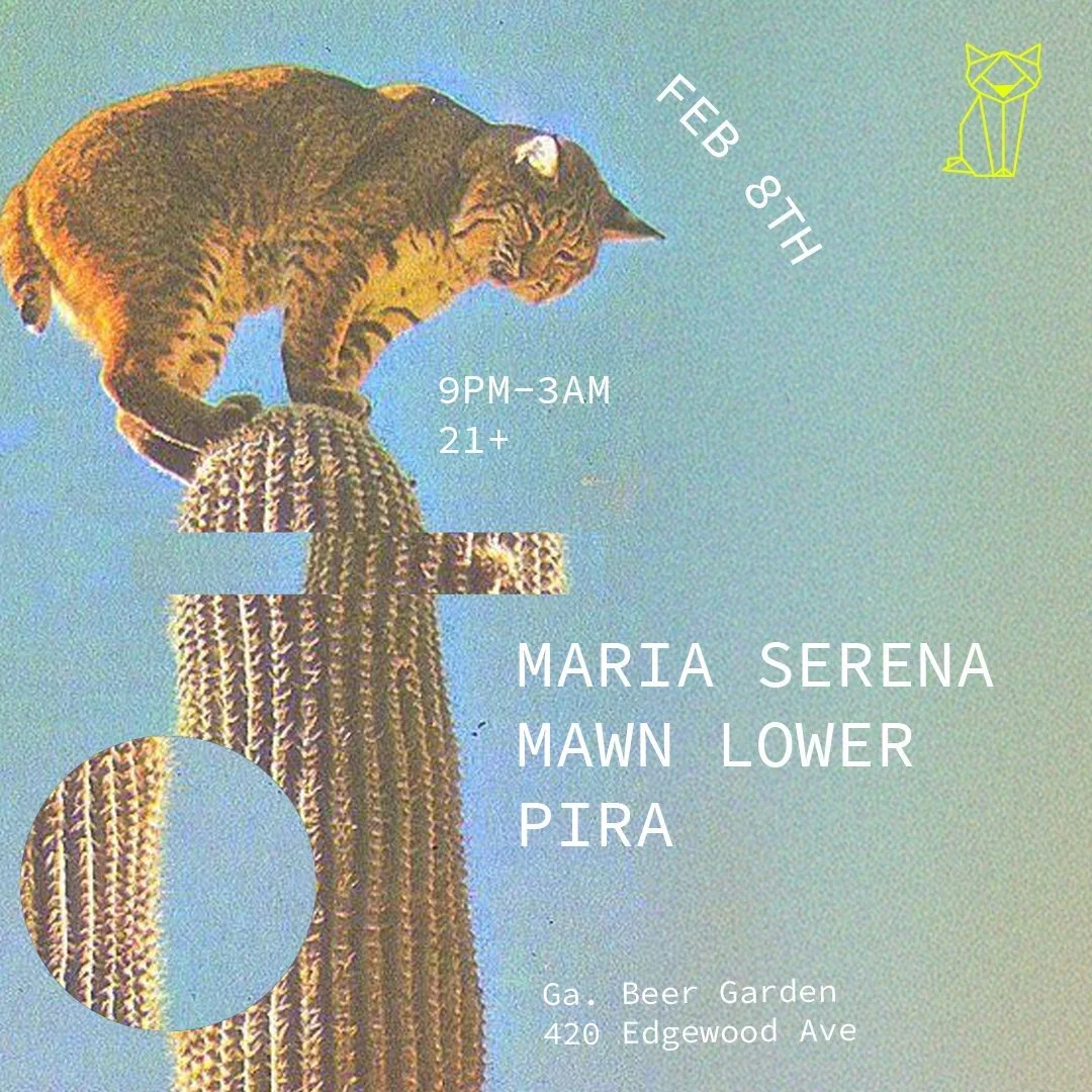 Maria Serena, Mawn Lower and Pira at Georgia Beer Garden, Friday, Feb 8, 2025