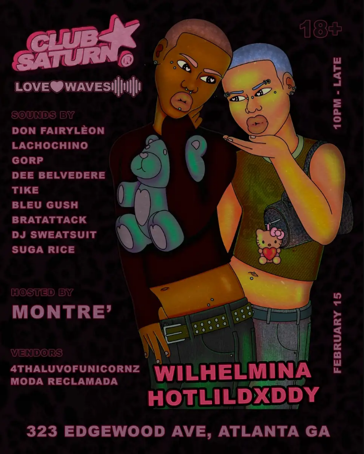Club Saturn: Wilhelmina at Condo 323 Saturday, Feb 15, 2025