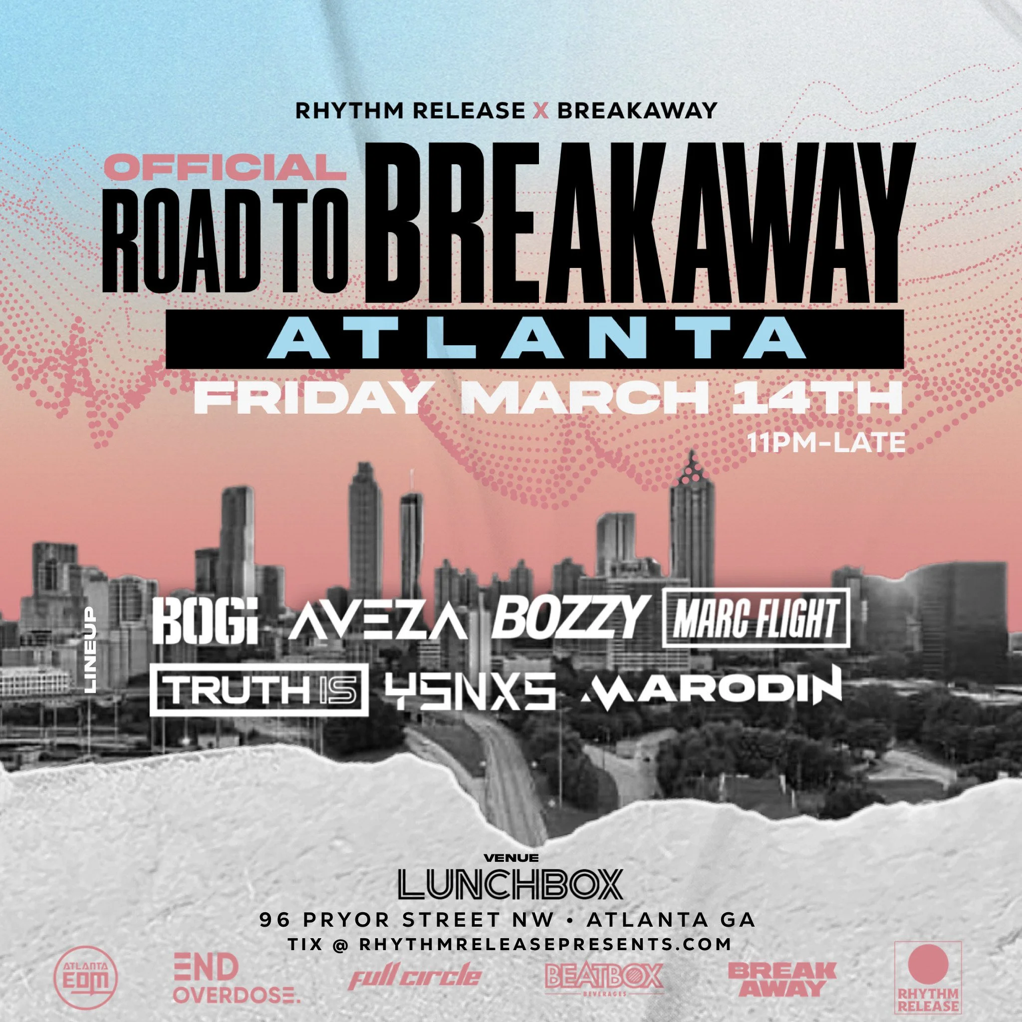 Road to Breakaway Atlanta at Lunchbox Friday, Mar 14, 2025