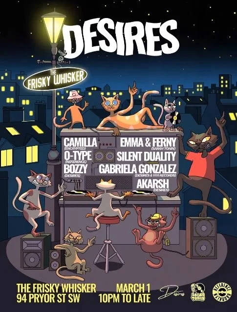Desires Invites at The Frisky Whisker Saturday, Mar 1, 2025