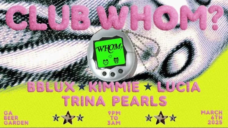 Club Whom? at the Georgia Beer Garden Thursday, Mar 6, 2025