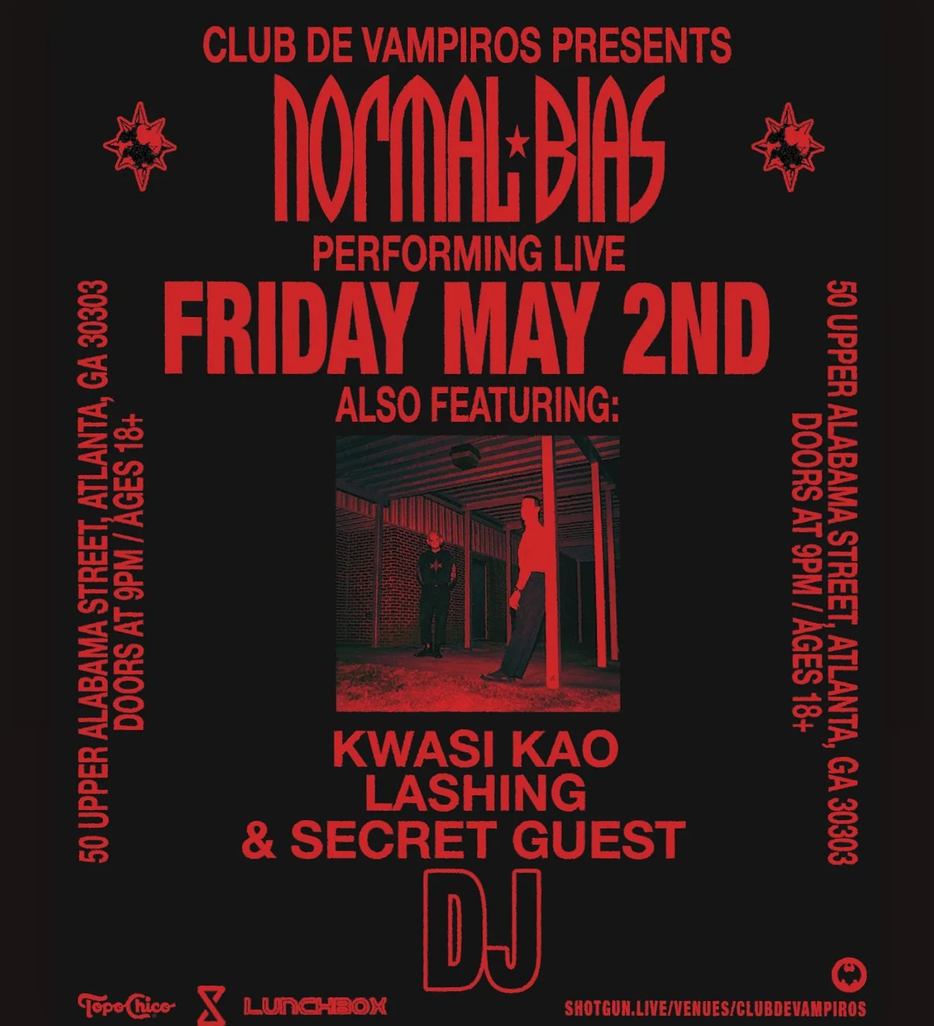 Club De Vampiros Presents Normal Bias at Lunchbox Friday, May 2, 2025